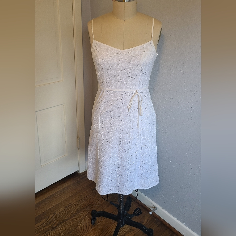 White Lace Sun Dress